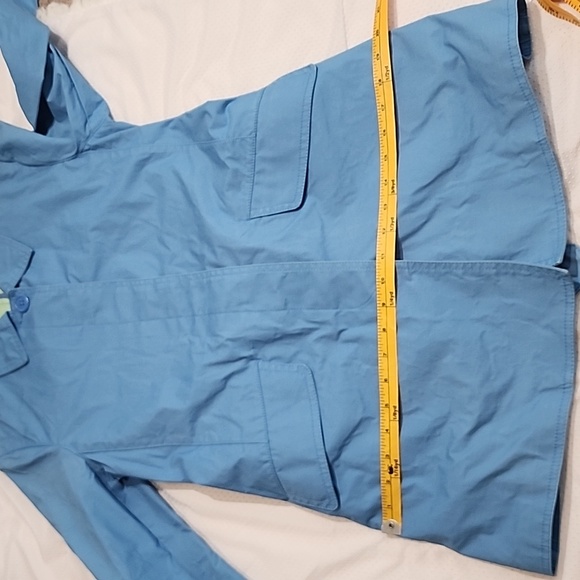 Gap Light Blue Trench Coat Jacket. Size S - Picture 11 of 12